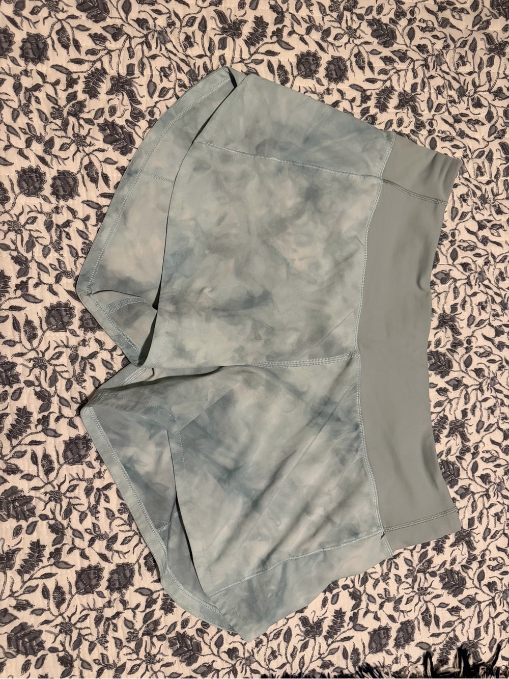 lululemon athletica Women's Light Seafoam Tie-Dye Athletic Shorts